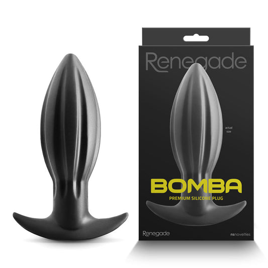 Renegade Bomba - Black - Medium  Anal Butt Plug