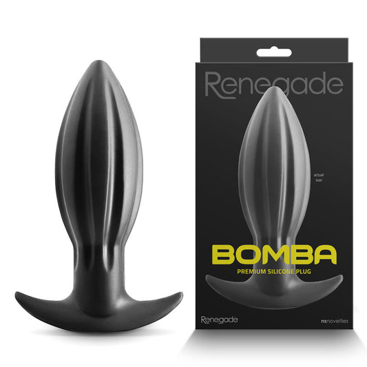 Renegade Bomba - Black - Large  Anal Butt Plug