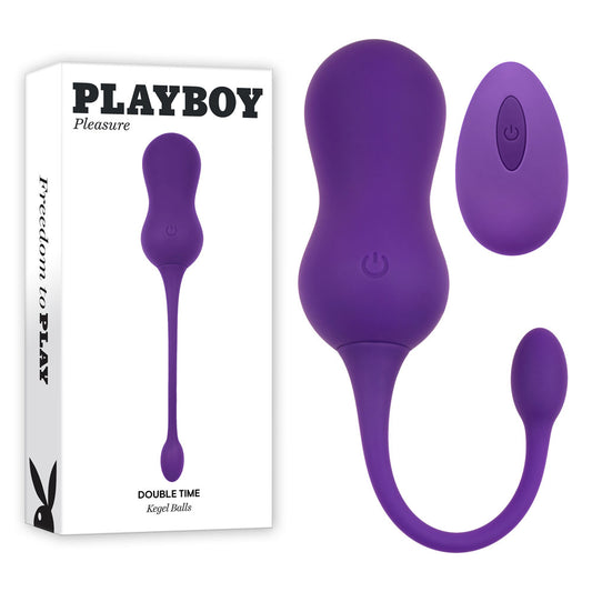 Playboy Pleasure DOUBLE TIME Remote Vibrating Kegel Balls Be Wa USB Sex Toy