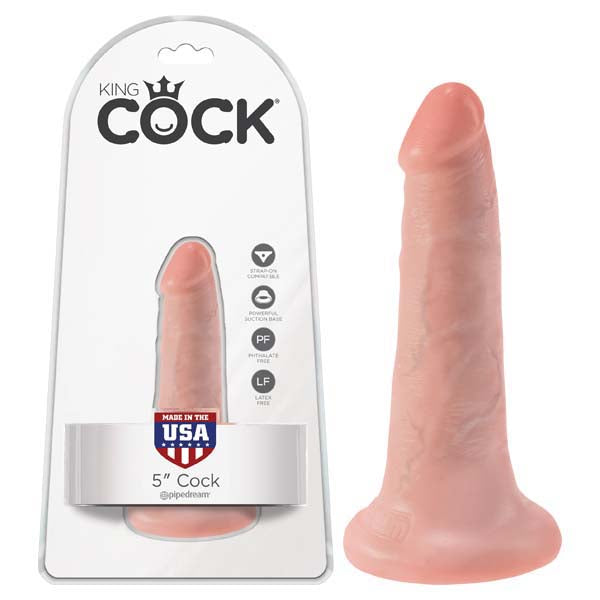 Pipedream King Cock 5'' Realistic Dildo Suction Cup Dong Adult Sex Toy