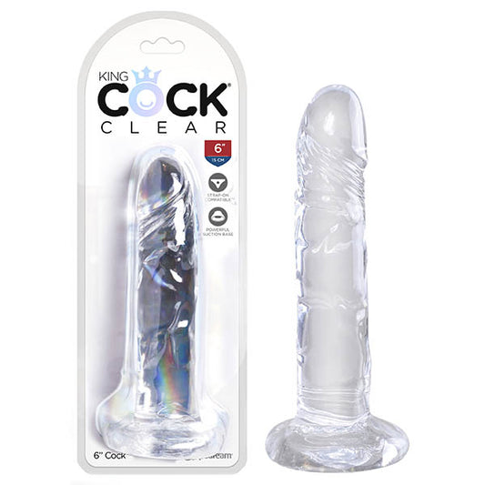 King Cock Clear 6'' Cock