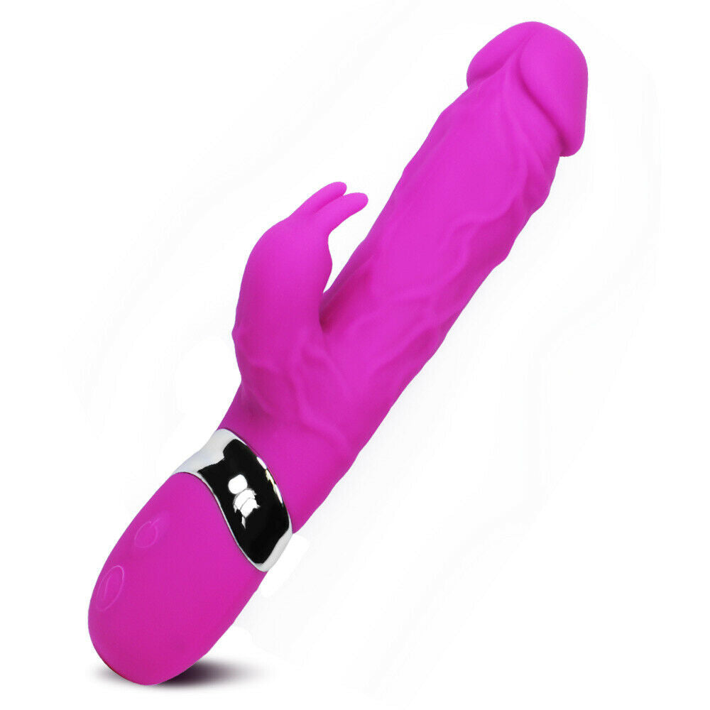 BeBuZZed Mr. Veins G-Spot Rabbit Vibrator USB Rechargeable Pink