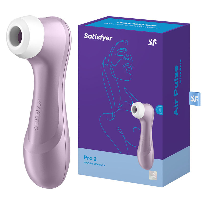 Satisfyer Pro 2 G2 Air Pulse Clitoral Stimulator Clit Sucker Purple